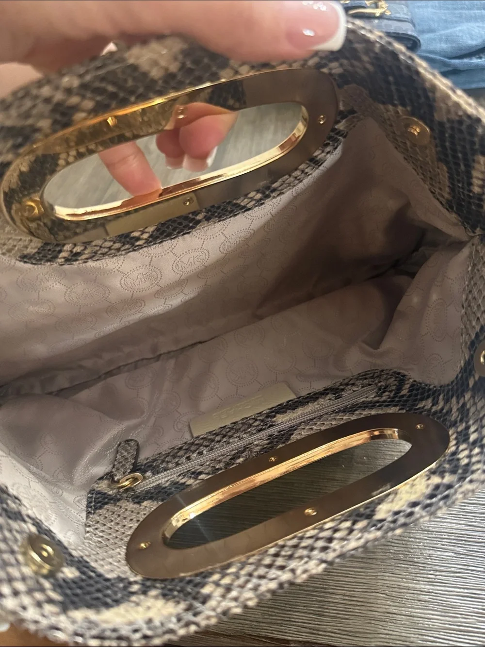 Michael Kors stylish snakeskin